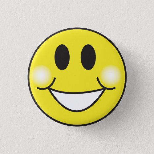 Smiley_Face Pinback Button