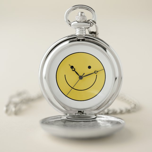 Smiley Face Pocket Watch (Inside)