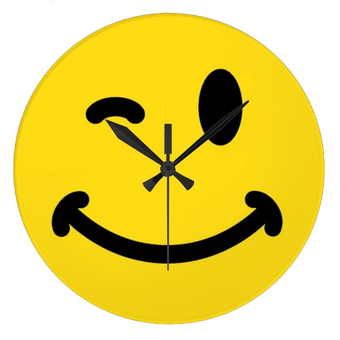 Smiley Face Wall Clock