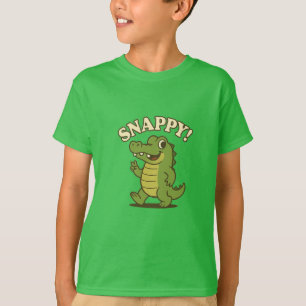 Smiley Gator – Kids Fun Cartoon T-Shirt