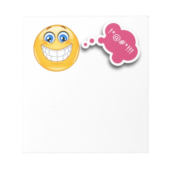 Smiley Note Pad - SRF (Front)