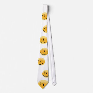 smiley smiley smiley,... neck tie