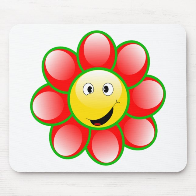 Smiley Sun Mouse Pad (Front)