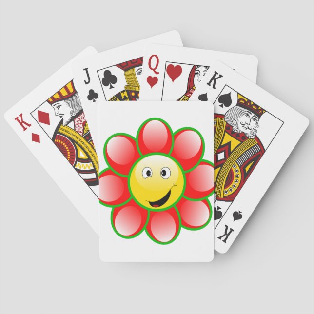 Smiley Sun Poker Cards (Back)