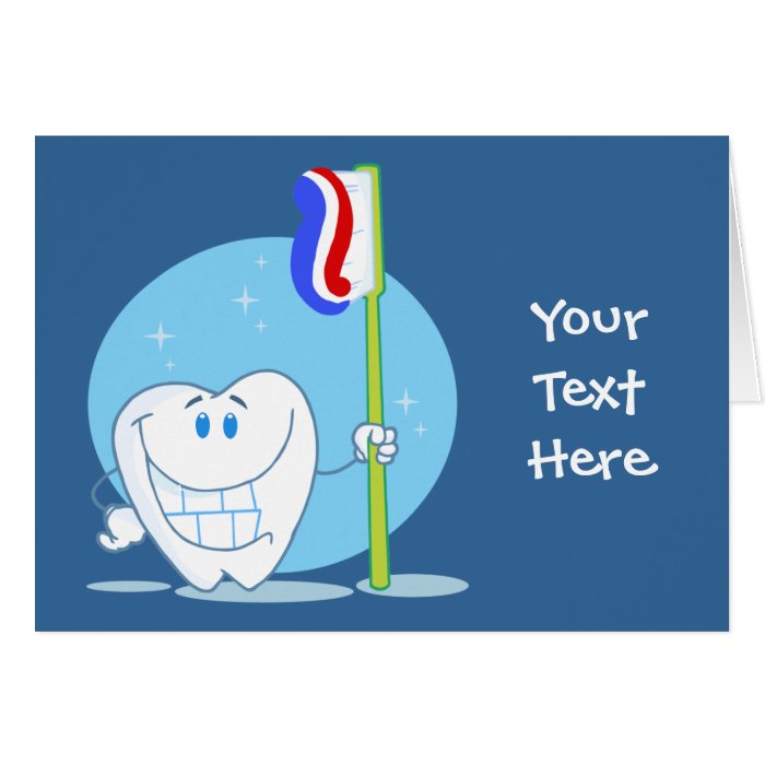 Smiley Tooth (customizable) Card