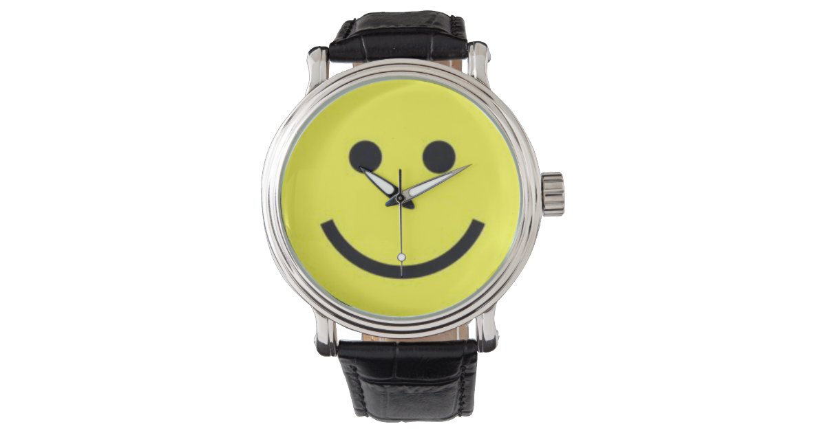 Smiley watch | Zazzle