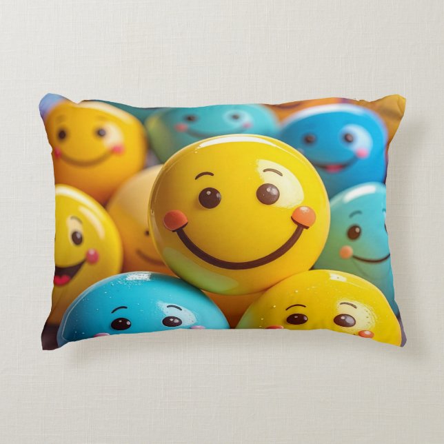 smileys accent pillow (Front)
