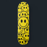 Smilie Face Cruiser Skateboard Deck<br><div class="desc">This is one happy skateboard. It features the old school face.</div>