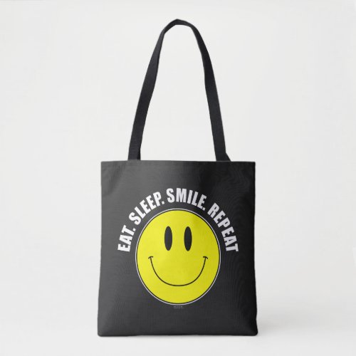 SMILIEWEAR Eat Sleep Smile Repeat Smilie Bag