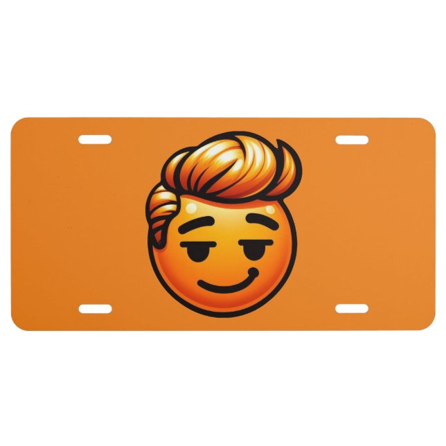 Smilin Donald License Plate (Front)