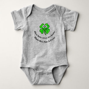 Smilin' Shamrock Irish Baby T-shirt Bodysuit
