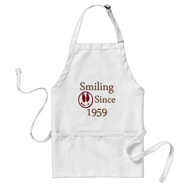 Smiling Adult Apron (Front)