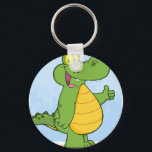 Smiling Alligator Or Crocodile Keychain<br><div class="desc">Smiling Alligator Or Crocodile Showing Thumbs Up</div>