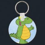 Smiling Alligator Or Crocodile Keychain<br><div class="desc">Smiling Alligator Or Crocodile Showing Thumbs Up</div>