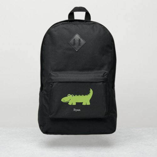 Smiling Alligator Personalized  Port Authority Backpack