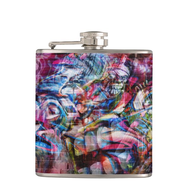 Smiling art warrior flask (Front)