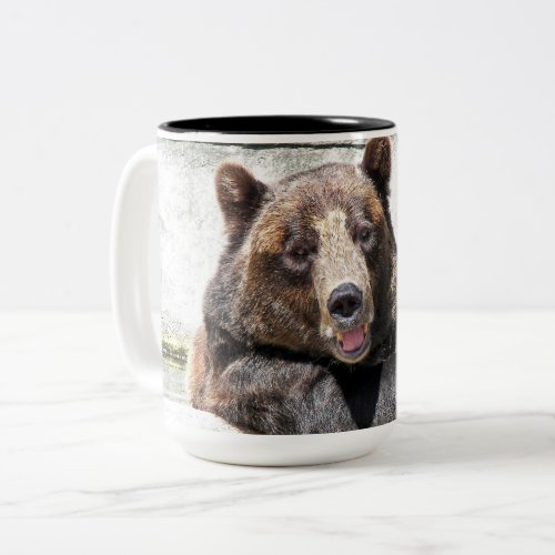 Smiling Bear Two_Tone Coffee Mug