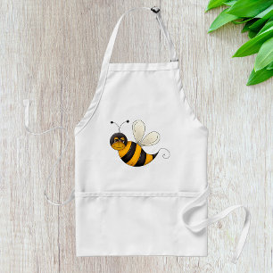 Smiling Bee Fun Bumblebee Character Adult Apron