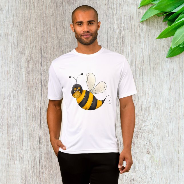 Smiling Bee Fun Bumblebee Character T-Shirt (Creator Uploaded)
