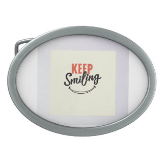 Smiling  belt buckle