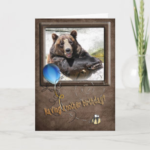 Smiling Birthday Bear Card