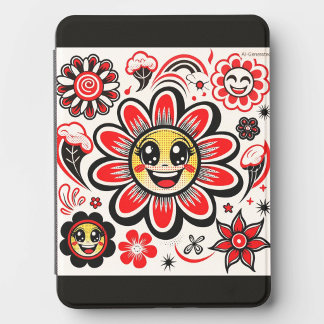 Smiling Blooms Pop Art Kindle Cover