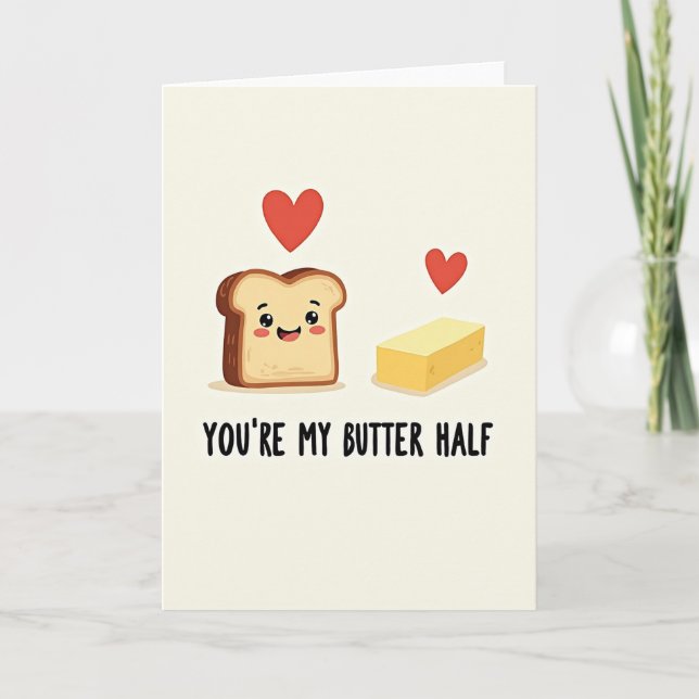 Smiling Bread Slice Mothers Card (Front)