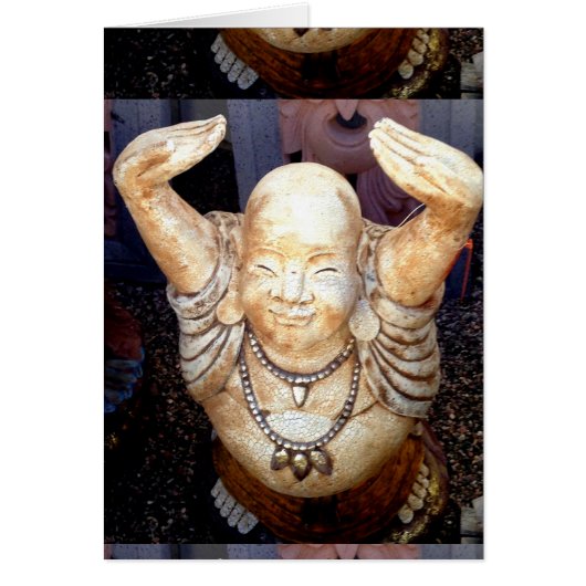 smiling buddha card (Front)