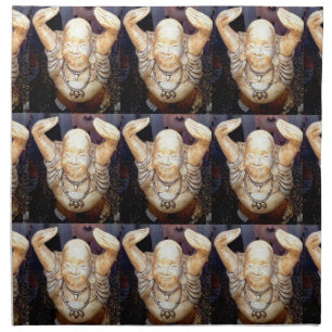 smiling buddha napkins