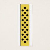 Smiling Bumble Bee Bookmark (Back)