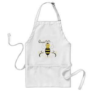 Smiling Bumble Bee Queen Bee Apron