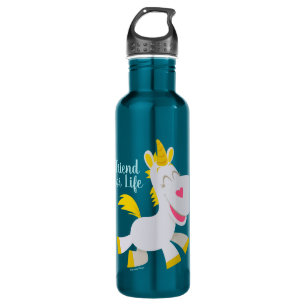 Smiling Buttercup Illustration Stainless Steel Water Bottle