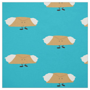 Smiling cannoli fabric