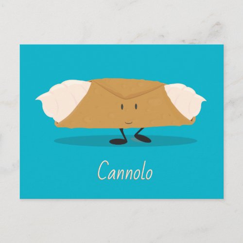 Smiling cannolo  Postcard