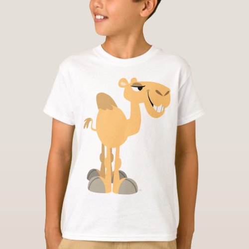 Smiling Cartoon Camel Children T_Shirt