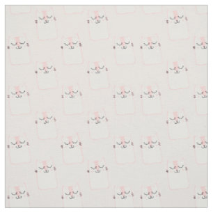 Smiling Cat Fabric