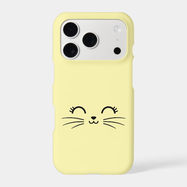 Smiling Cat Iphone Case (Back)