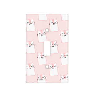 Smiling Cat Light Switch Cover