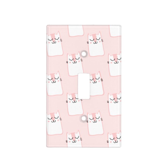 Smiling Cat Light Switch Cover (Front)