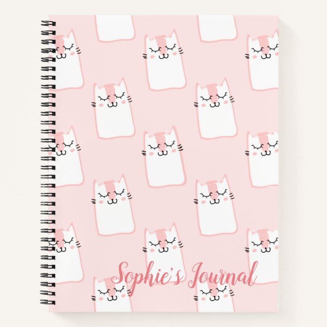 Smiling Cat Notebook (Front)