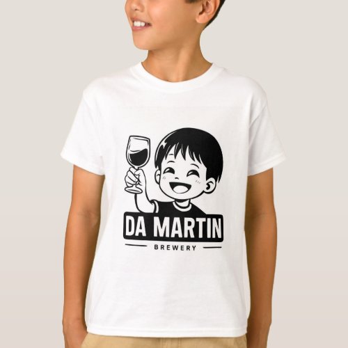 Smiling Cheers Da Martin Brewery T_Shirt