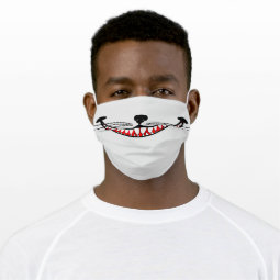 SMILING CHESHIRE CAT FACE MASK | Zazzle