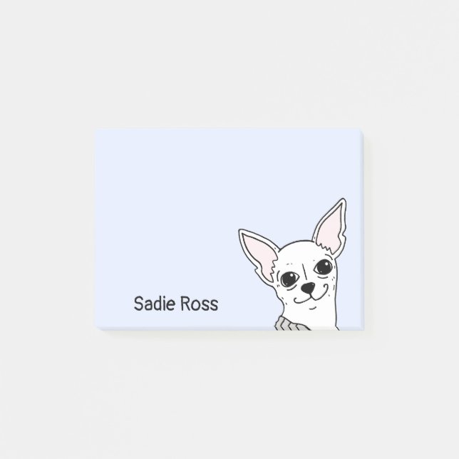 Smiling Chihuahua Personalized Notes (Front)