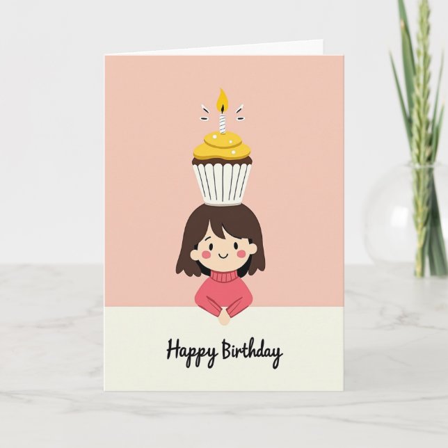 Smiling Child Birthday Card (Front)