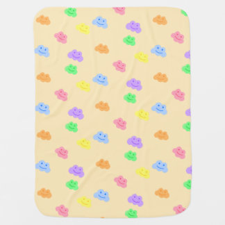 smiling clouds baby blanket