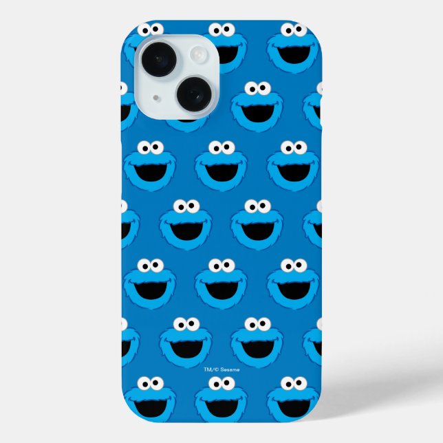 Smiling Cookie Monster Pattern Case-Mate iPhone Case (Back)