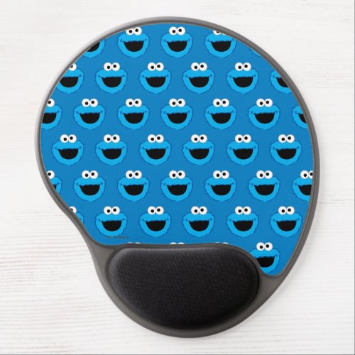Smiling Cookie Monster Pattern Gel Mouse Pad