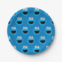Smiling Cookie Monster Pattern
