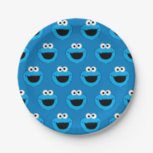 Glad for Kids Cookie Monster Paper Plates | Cookie Monster Plates, Kids Plates | Cookie Monster Paper Plates for Everyday Use, 7” Paper Plates 20 ct