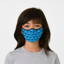 Smiling Cookie Monster Pattern Premium Face Mask